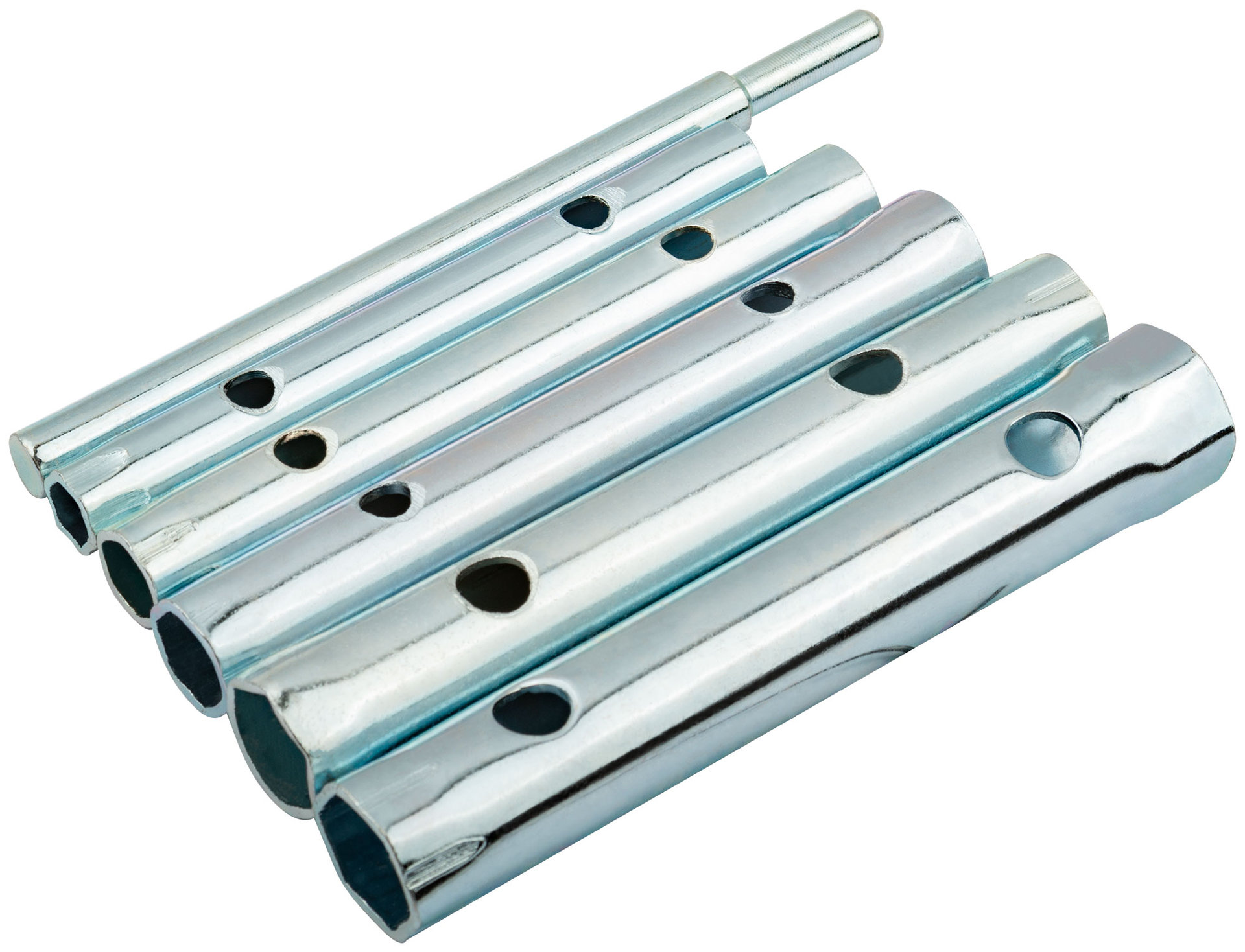 Ключи трубчатые, набор 6 шт. ( 8-17 мм ) (63721)