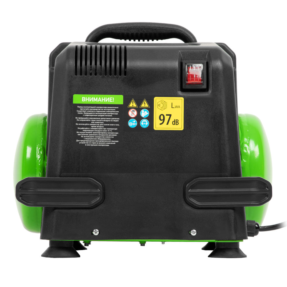 Компрессор воздушный безмаслянный BL 1100/6 1100Вт, ресивер 6 литров, 180 л/мин Сибртех (58059)