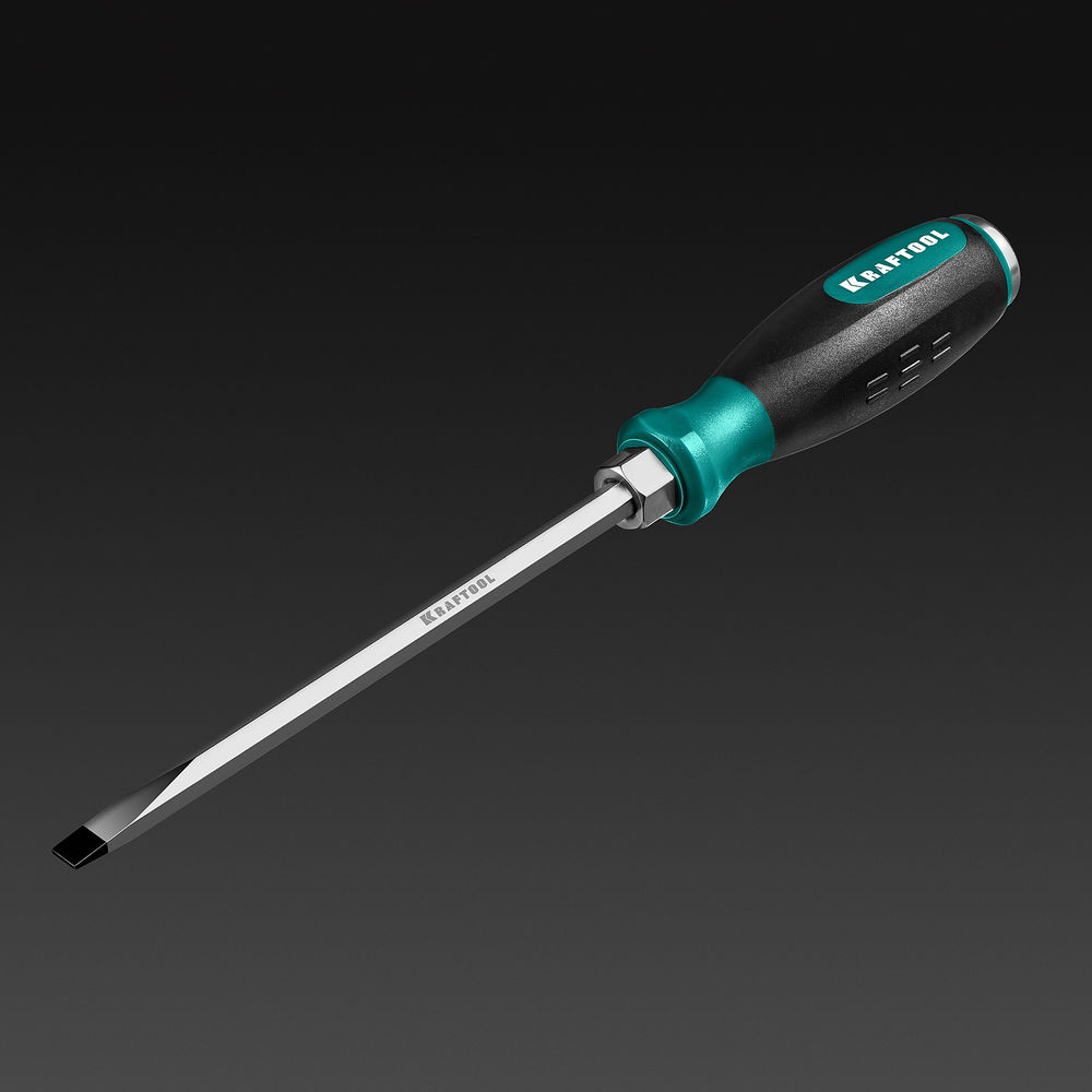 Отвертка ударная SL 10, сквозной стержень Cr-Mo IMPACT KRAFTOOL 250033-10