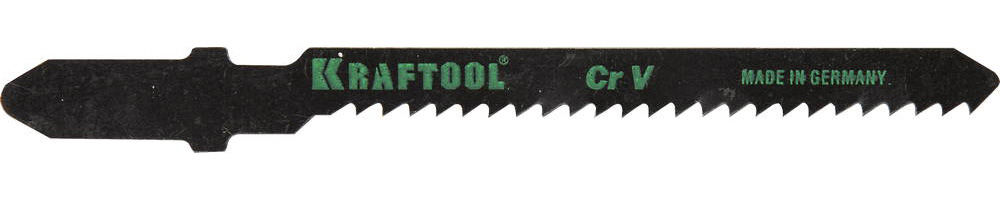 Полотна для лобзика 50 мм EU-хвост. по дереву, пластику фигурный рез, шаг 2 мм, 2 шт T119BO KRAFTOOL 159536-2