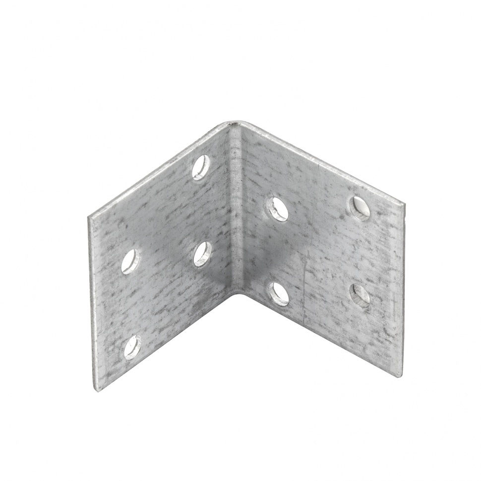Крепежный уголок равносторонний 2 мм, KUR 40 x 40 x 40 мм Сибртех (46415)
