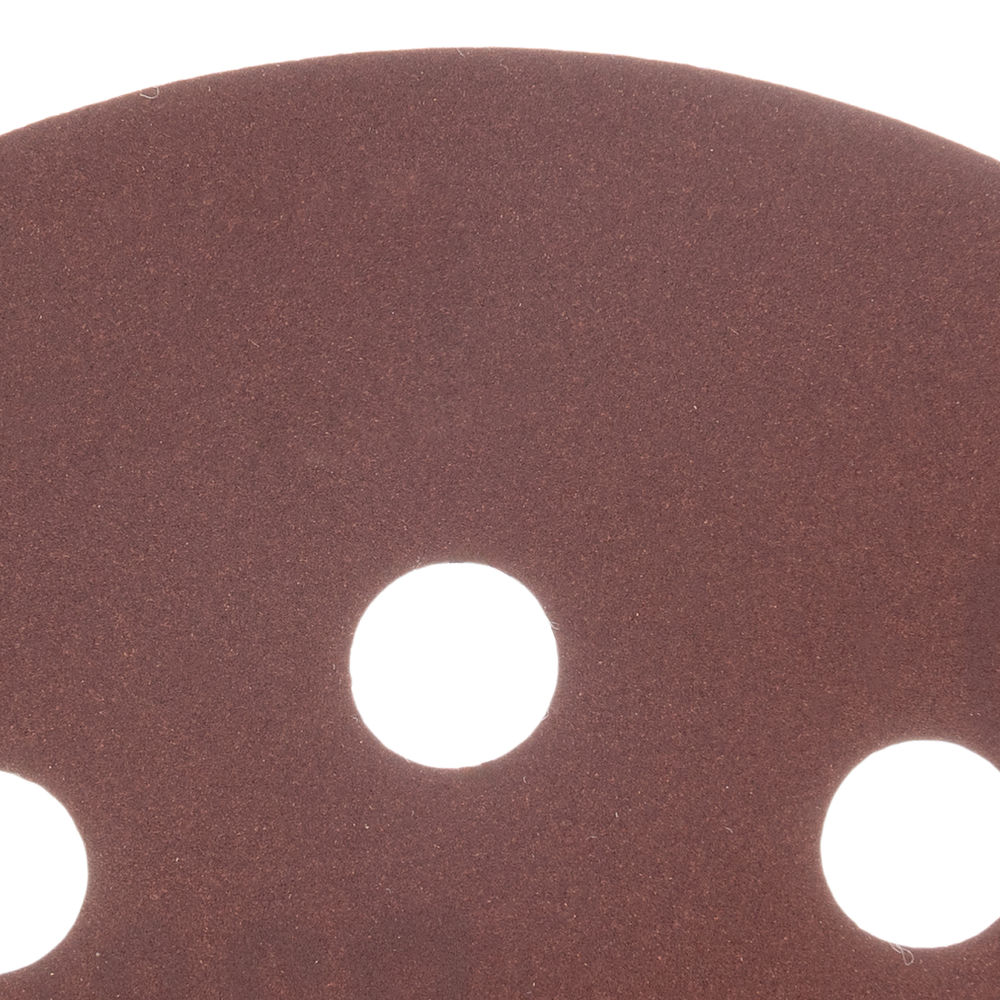 Круг абразивный на ворсовой подложке под липучку, перфорированный, P 280, 125 мм, 5 шт Matrix (73812)