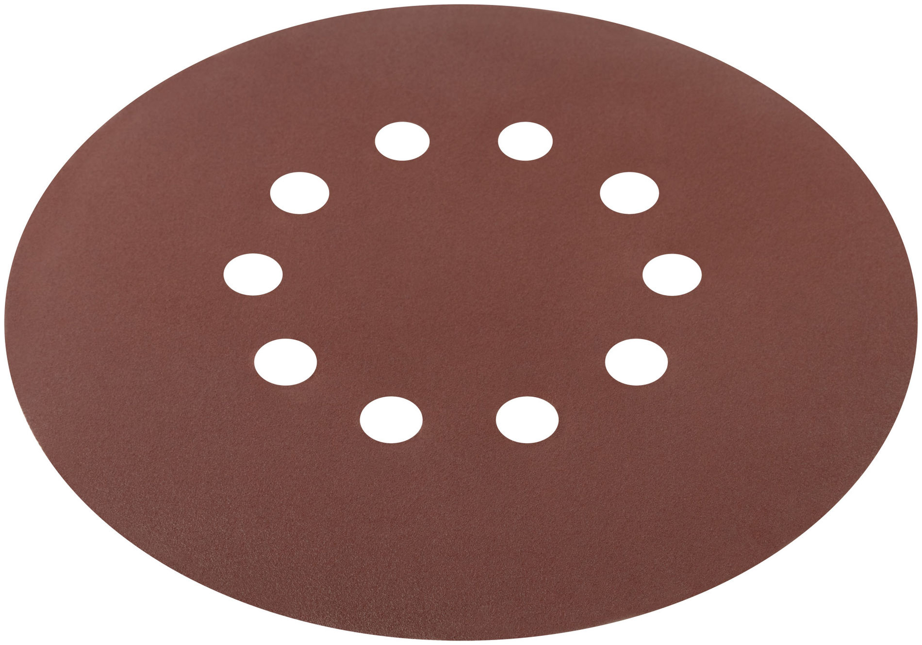 Круги шлифовальные с отверстиями (липучка), алюминий-оксидные, 225 мм, 5 шт. Р 150 (39897)