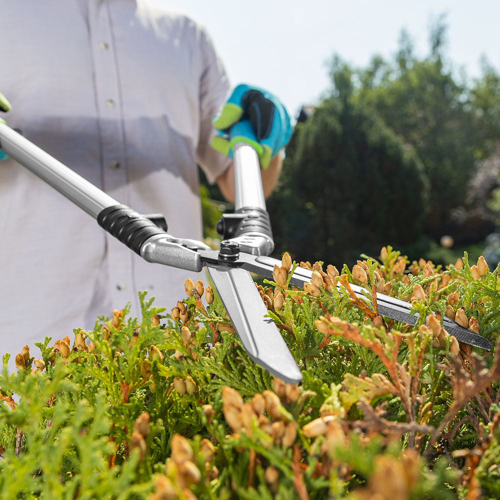 Кусторез, 600 мм, кованый, алюминиевые обрезиненные рукоятки, Forged LUXE Palisad (605945)