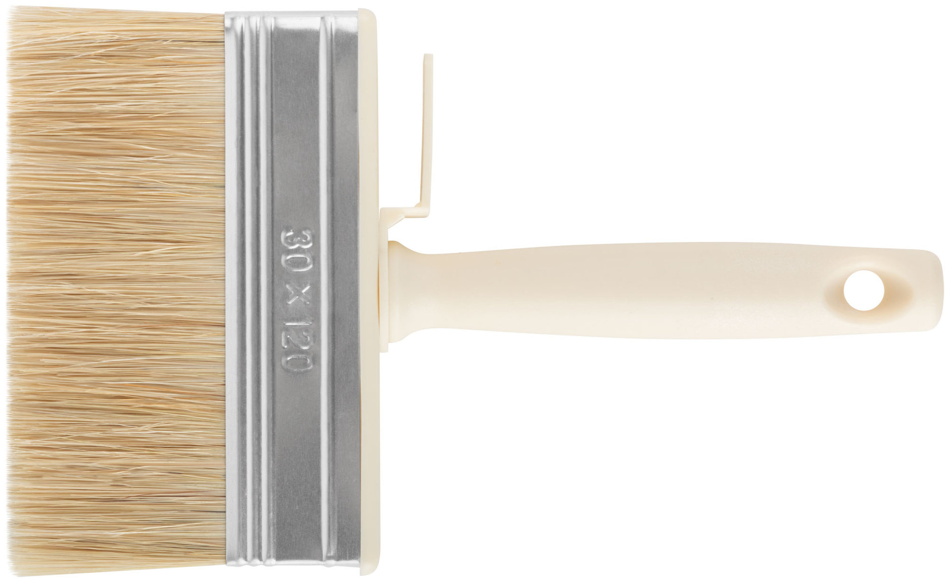 Макловица, натур. светлая щетина, пластиковый корпус мини 30 х 120 мм (01652)