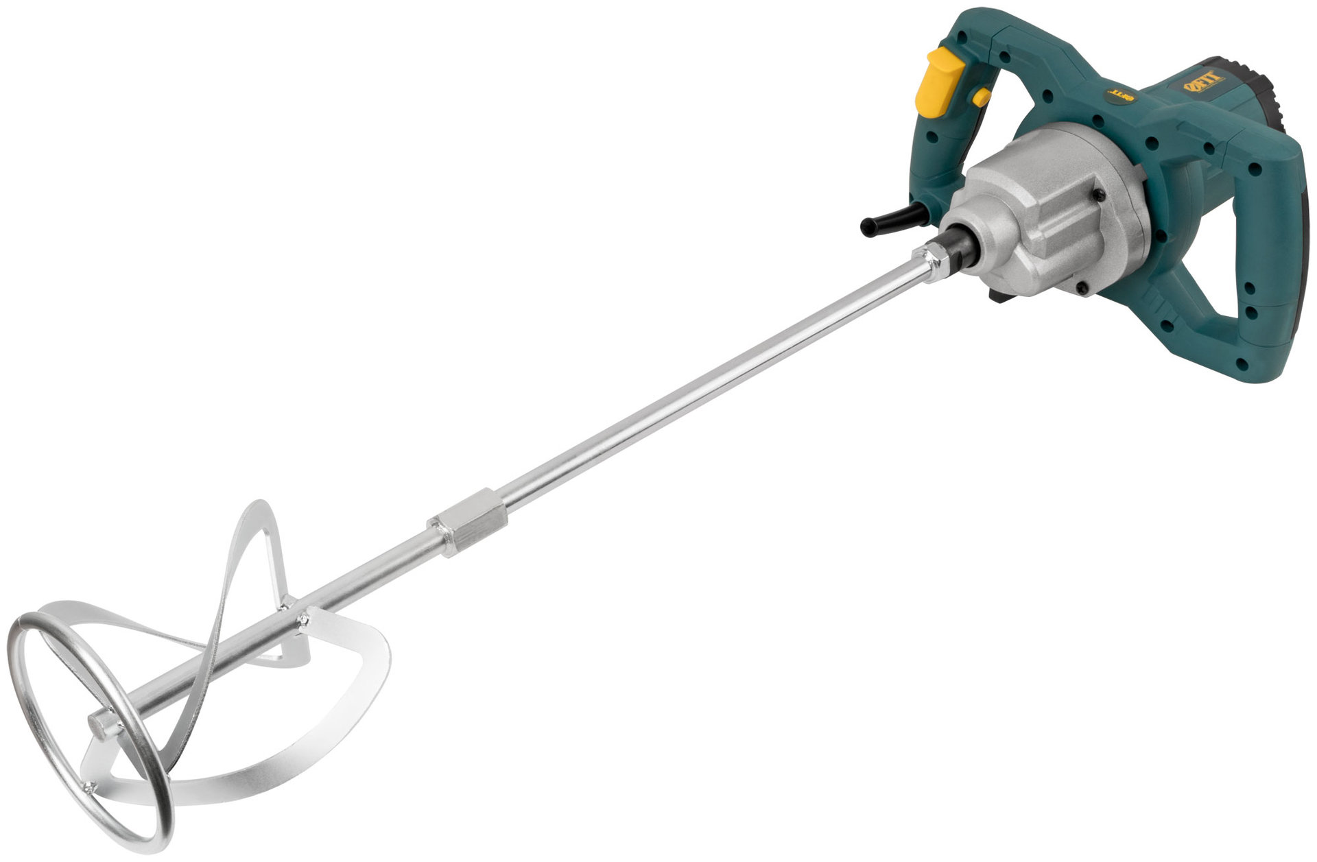 Миксер 1400 Вт; 0-580 / 0-900 об/мин; 72 Нм; 120 л; двухскоростной, металл.корпус, рез.накл.; коробка (80040)