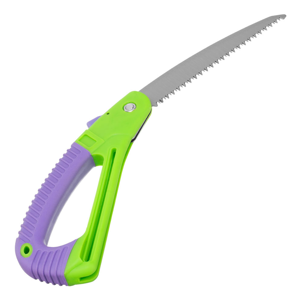 Пила садовая складная,175 мм, пластиковая обрезиненная рукоятка, защитная кулиса, Palisad (60411)