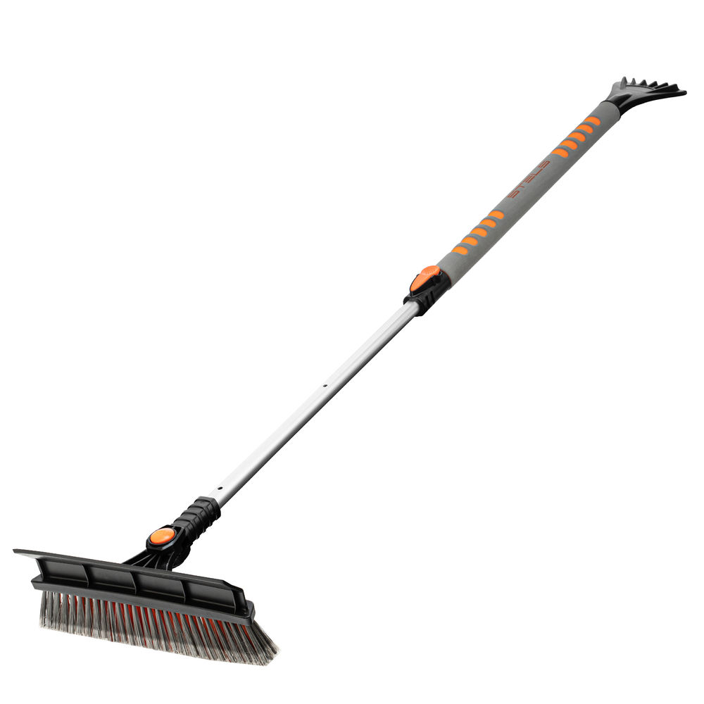 Щетка-сметка для снега со скребком телескопическая 900-1300 мм Stels (55301)