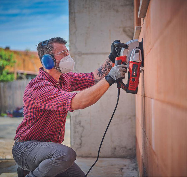 Штроборез Einhell TE-MA 1700, 1700Вт,150мм,штроба 38х40мм,4 алм.круга,сумка (4350740)