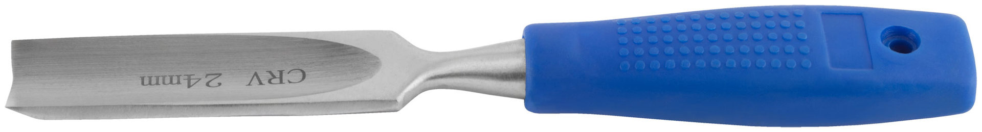 Стамеска CrV полукруглая с пластиковой ручкой 24 мм