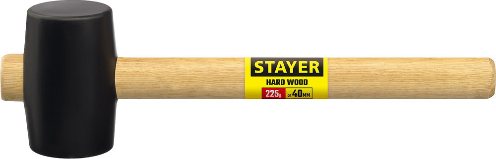 Киянка резиновая чёрная 225 г STAYER 20505-40