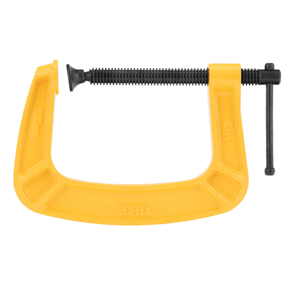 Струбцина G-образная, усиленная, 100 мм Denzel (20643)