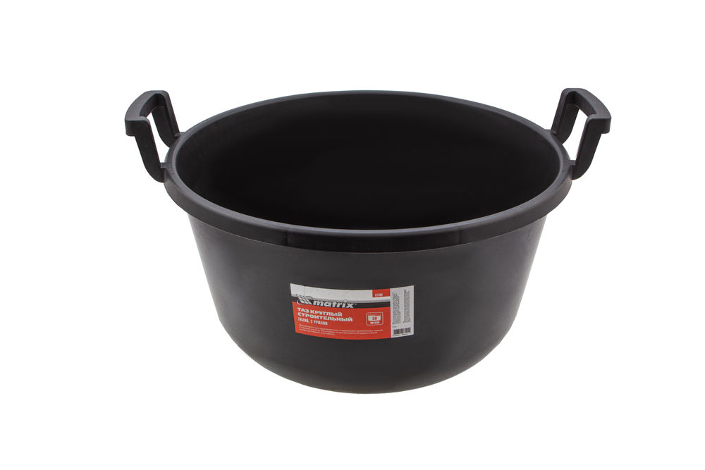 Таз круглый строительный гибкий с ручками, 50 л Matrix (81466)