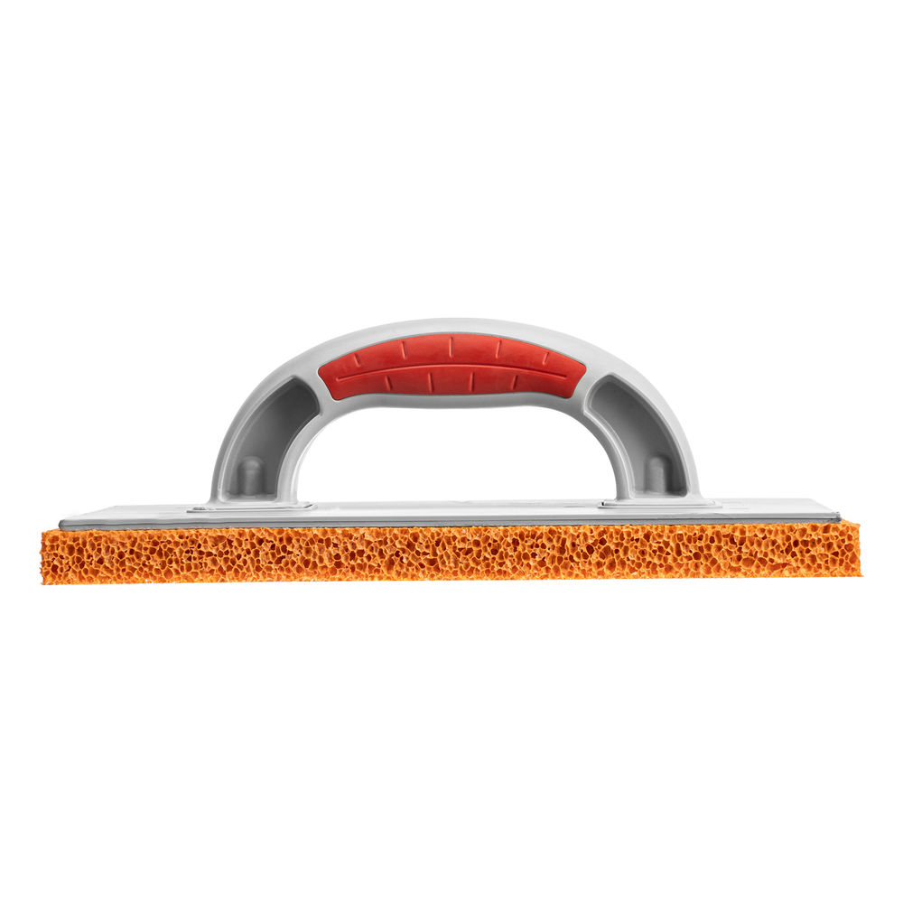 Терка пластмассовая, гидрорезиновое покрытие 18 мм, 270 x 130 мм, двухкомпонентная ручка Matrix (86807)