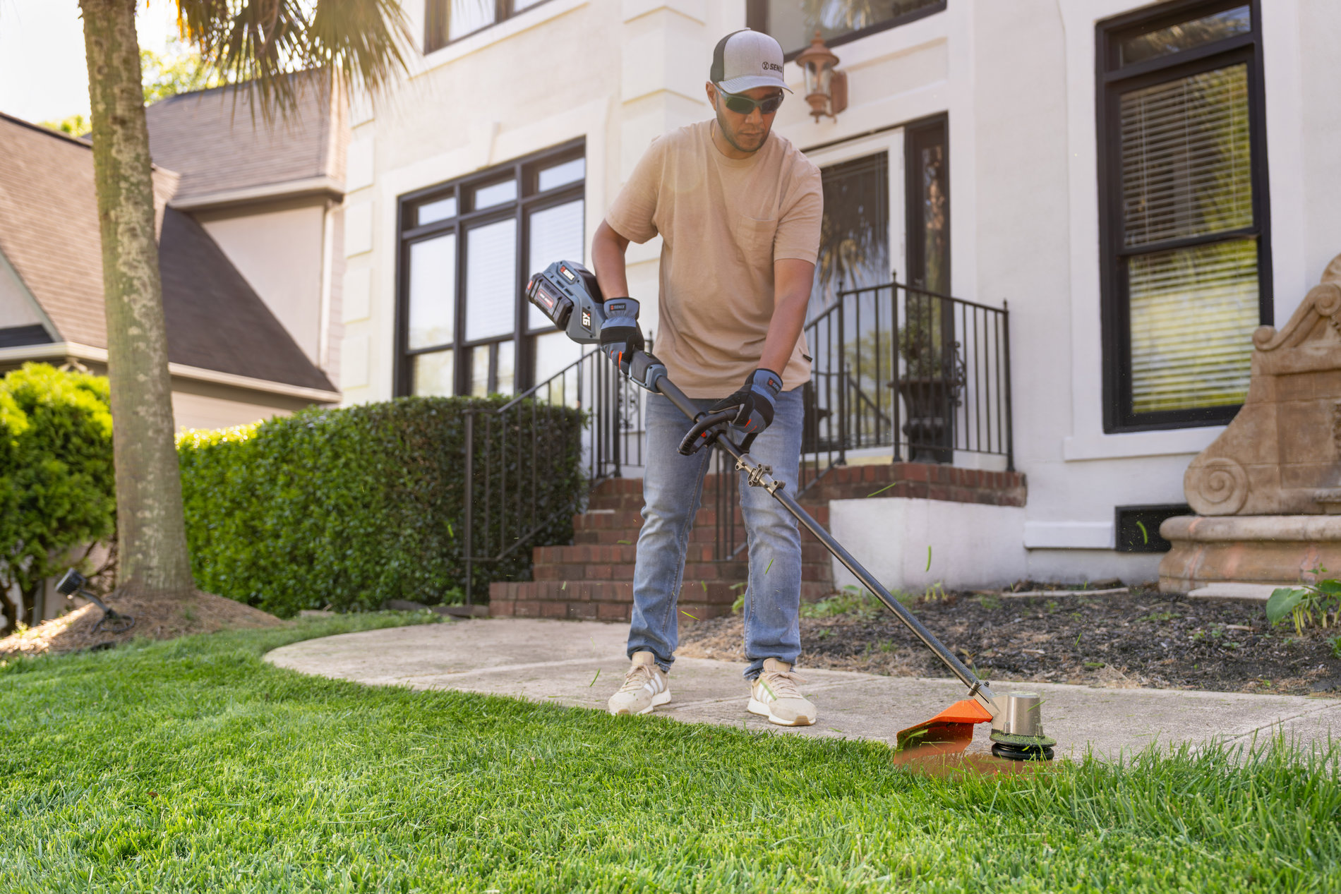 Триммер аккумуляторный, серия X6, 60В, 40 см., бесщ.мотор, без АКБ и ЗУ