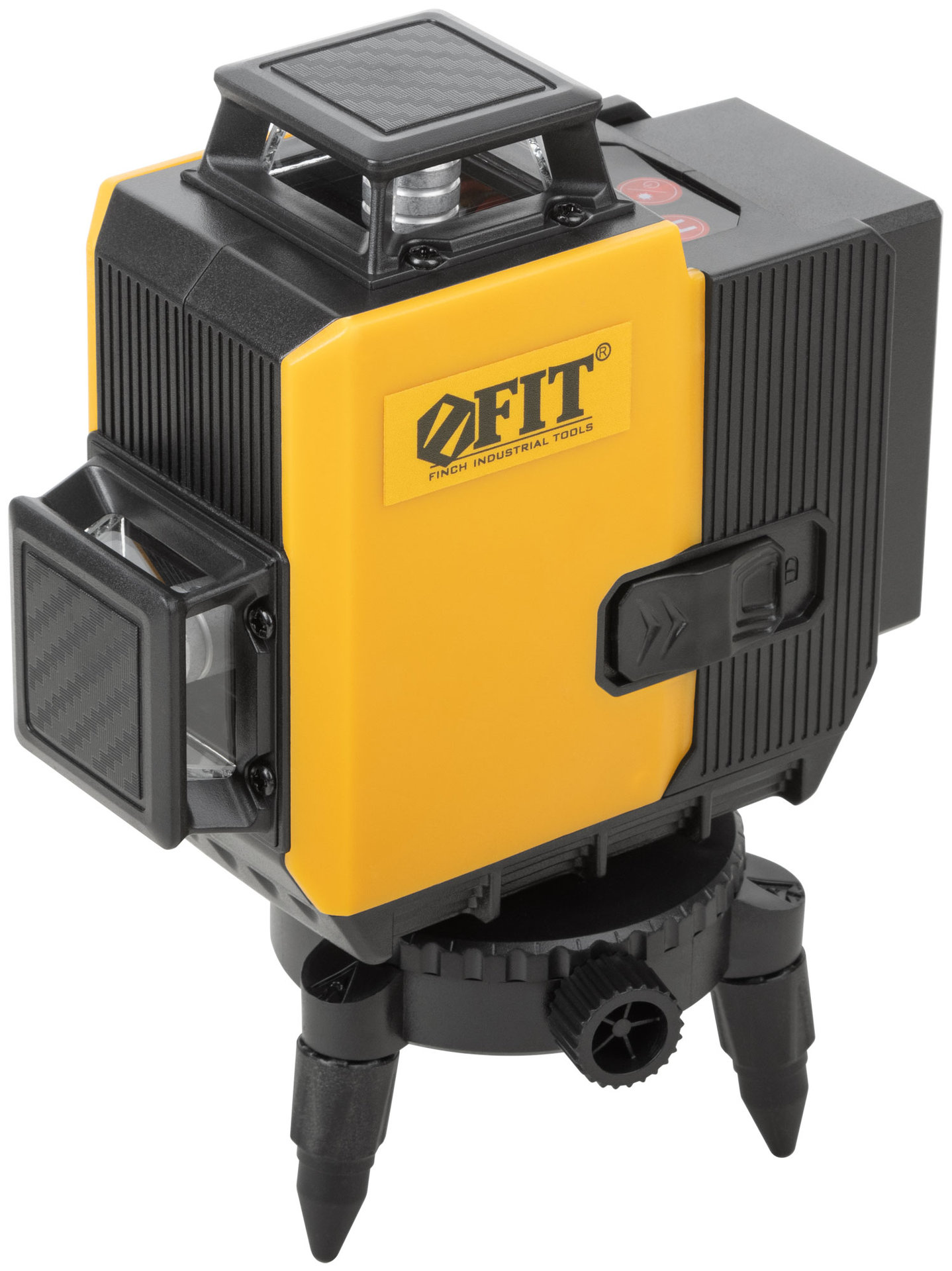 Уровень лазерный самоуспокаивающийся аккумуляторный Li-Ion, мультипризменный 3х360°, зеленый луч, диапазон 20 м, кейс (18670)