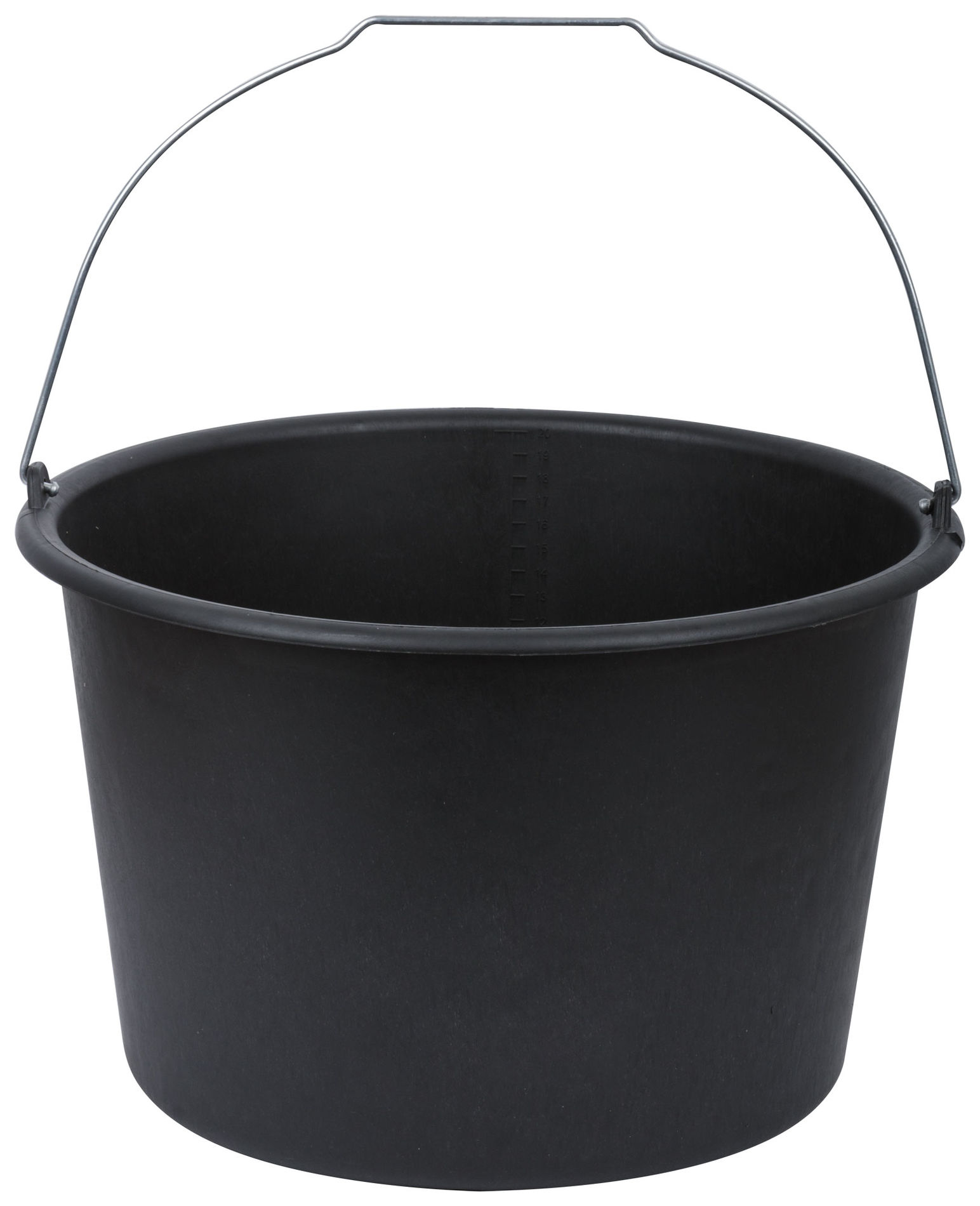 Ведро строительное пластиковое для перемешивания раствора, усиленные стенки 20 л (04091)