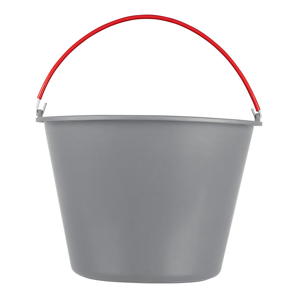 Ведро строительное пластмассовое 12 л, ударопрочное, обрезиненная ручка Matrix (81462)