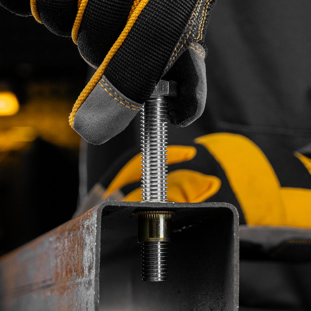 Заклепки резьбовые, стальные, оцинкованные, М12, пластиковый кейс, 25 шт. Denzel (40606)