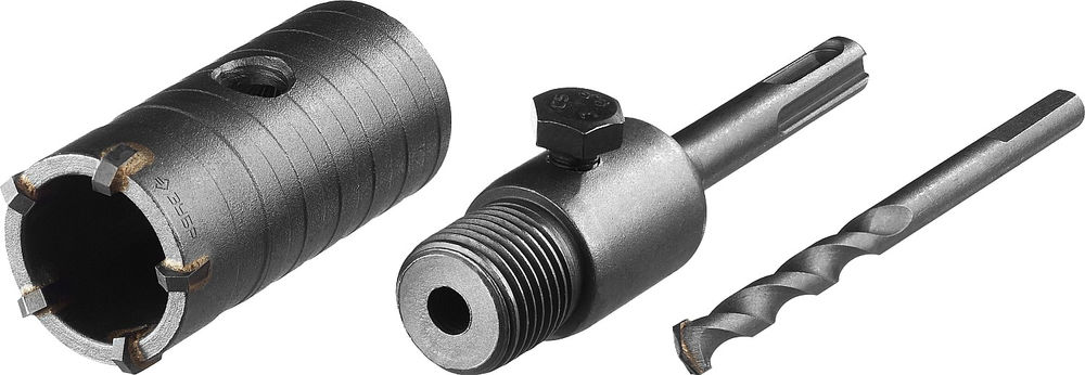 Коронка по бетону с оснасткой 35 мм, SDS-Plus, 5Т ЗУБР 29211-35  