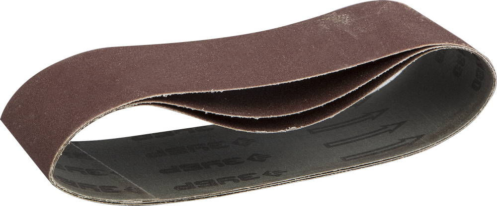 Лента шлифовальная 75х457 мм, P180, для ЛШМ, 3 шт, серия МАСТЕР ЗУБР 35541-180