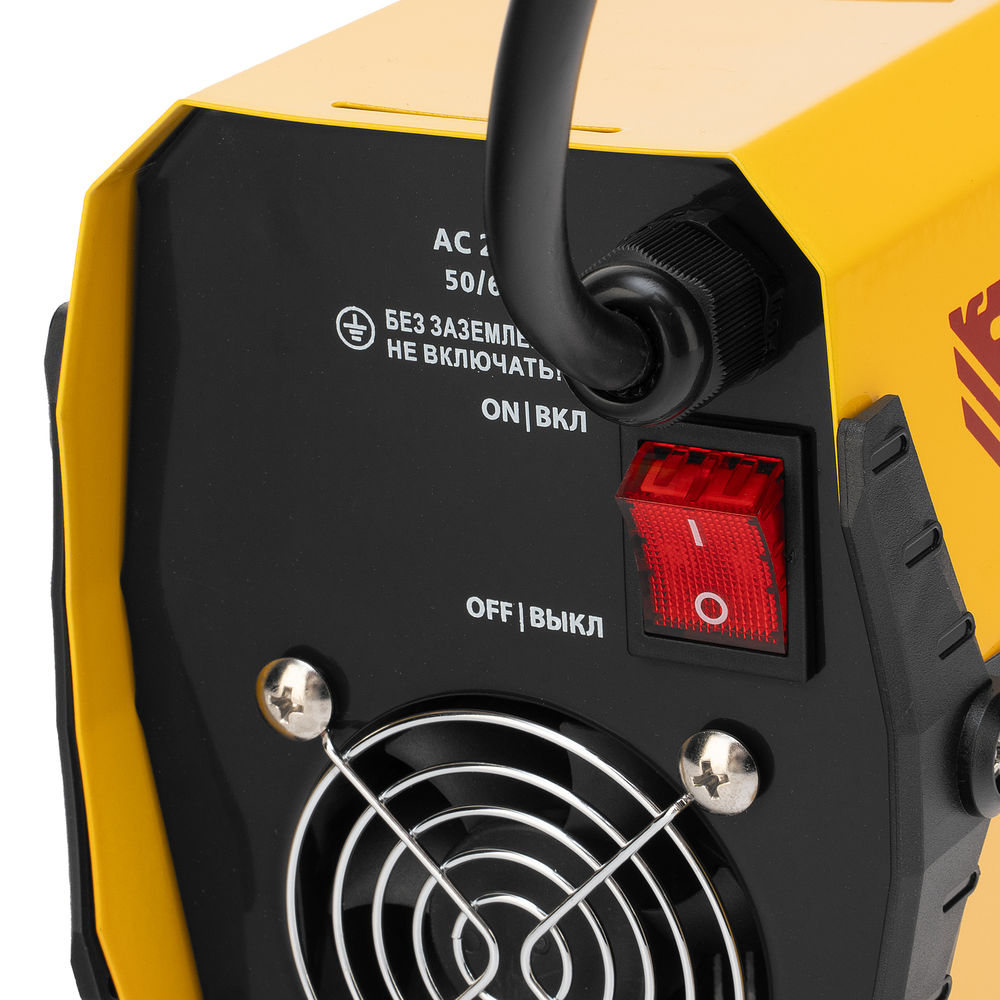 Аппарат инверторный дуговой сварки DS-160 Compact, 160 А, ПВ 70%, диаметр электрода 1.6-3.2 мм Denzel (94371)