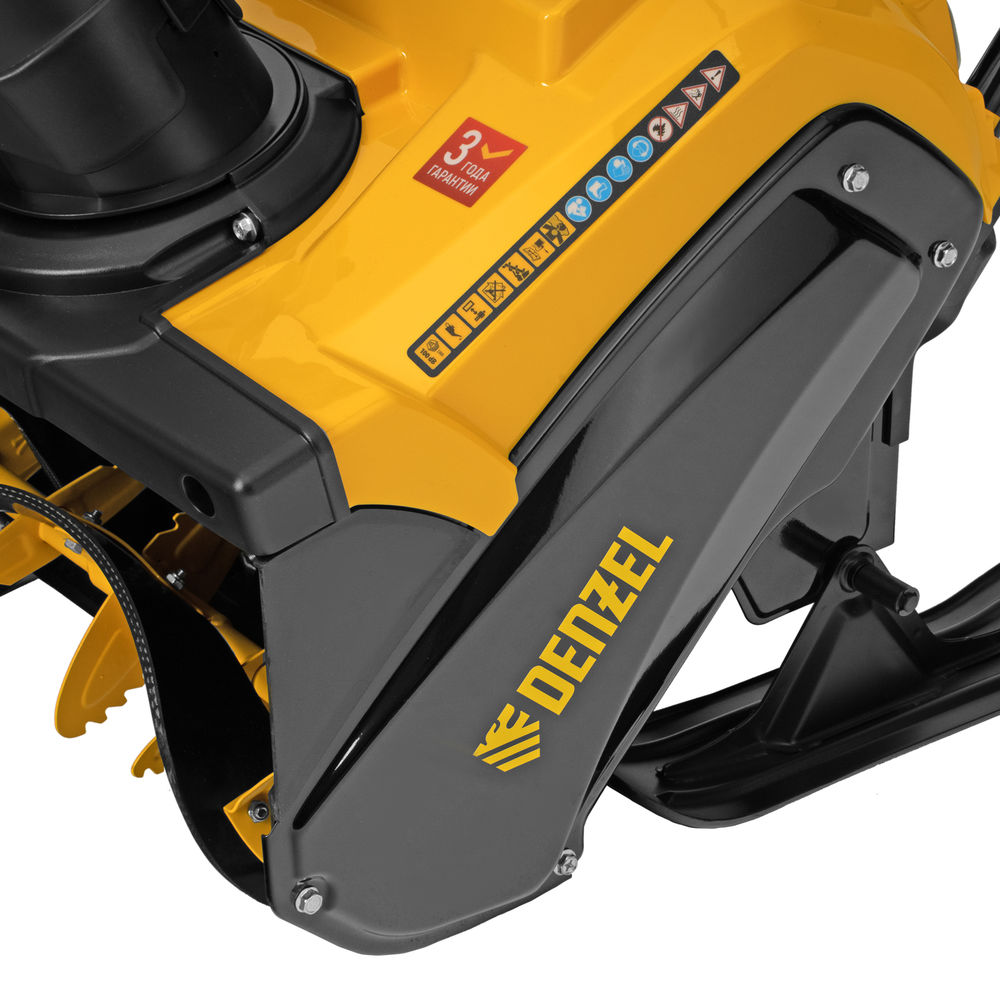 Бензиновая снегоуборочная машина SB 460 Sled, 99cc, лыжи ручной старт// Denzel (97648)