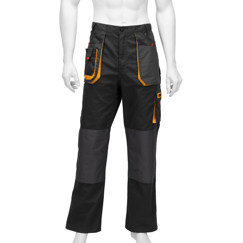Брюки профессиональные рабочие, 65% полиэстер 35% хлопок, XL Denzel (90384)