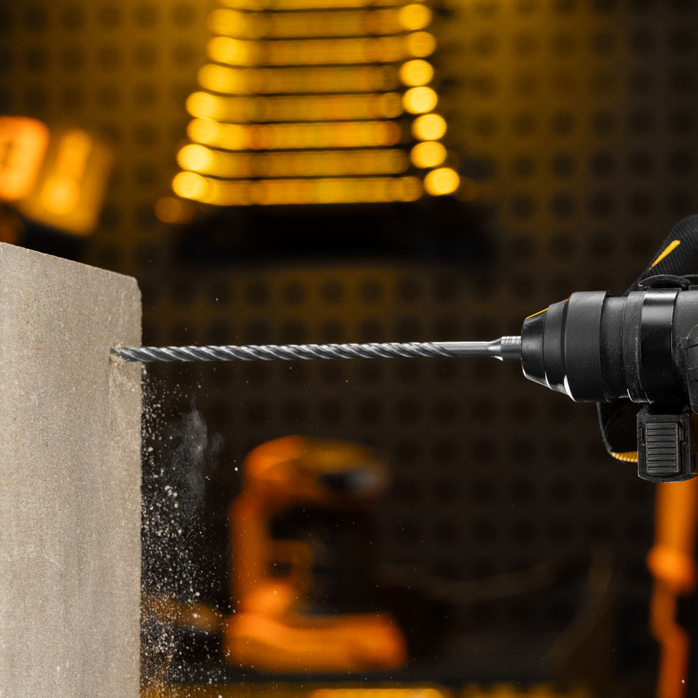 Бур по бетону, цельная крестовая пластина, 6x215 мм, SDS PLUS Denzel (705302)