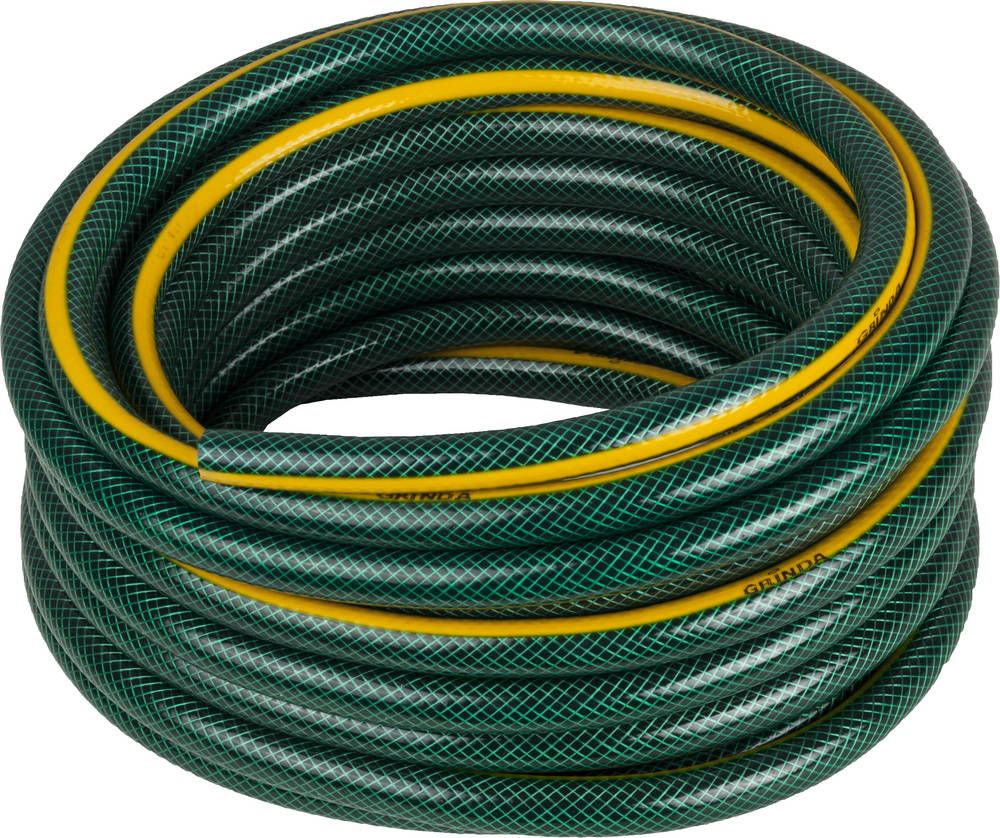 Поливочный шланг STANDARD, 1/2, 15 м, 20 атм, трёхслойный, армированный GRINDA 429000-1/2-15