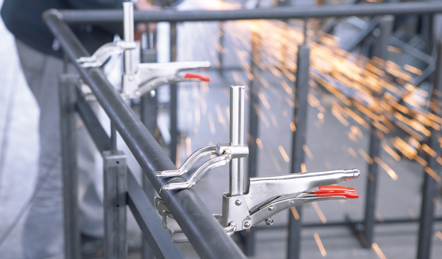 Зажим цанговый трубный O 0-110/65, для круглых деталей, для сварки прихватыванием (до 200° C) GRZRO BE-GRZRO