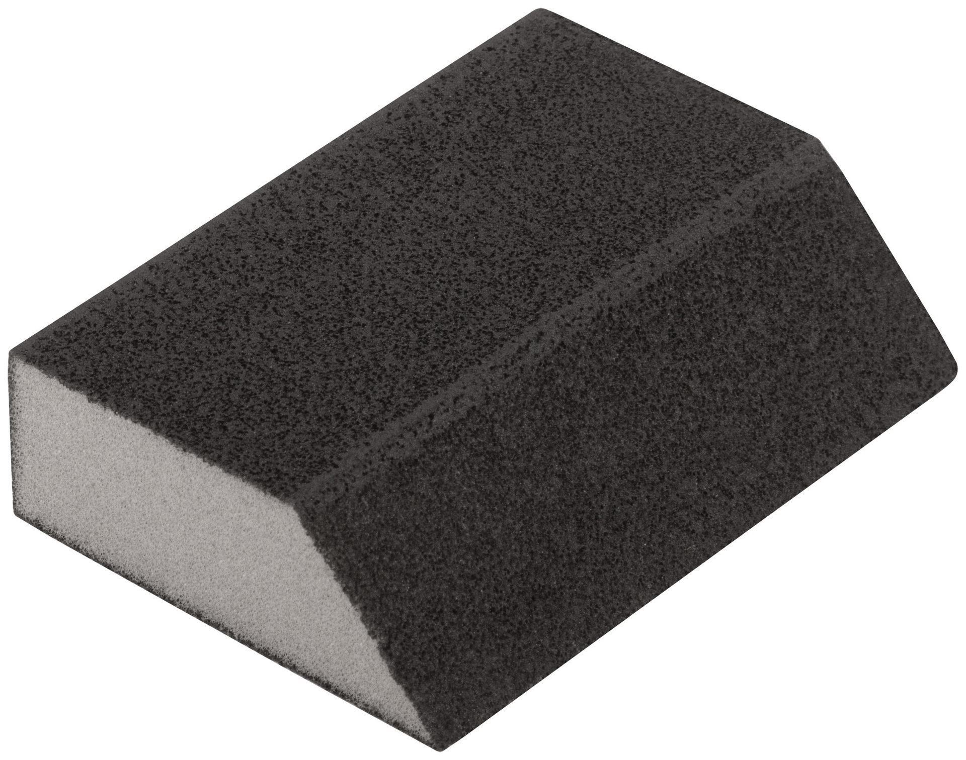 Губка шлифовальная угловая, алюминий-оксидная, 100х70х25 мм, средняя жесткость Р 240 (38377)