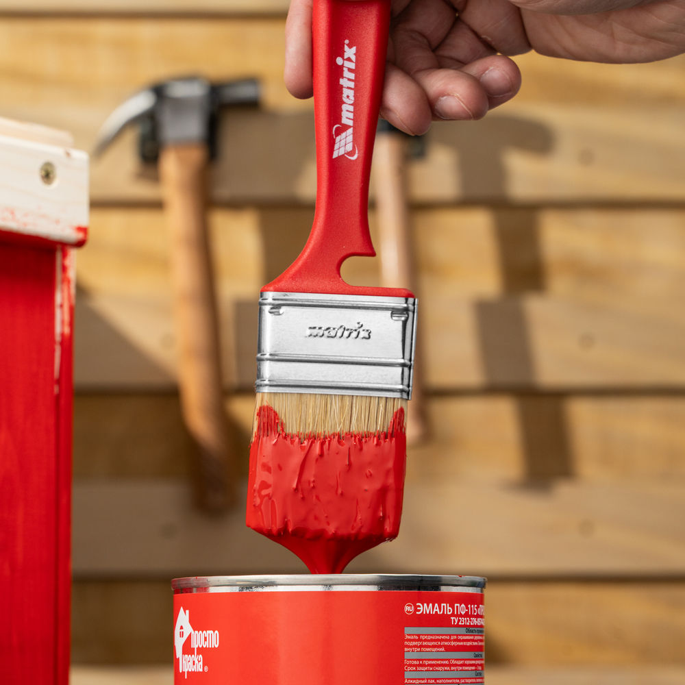 Кисть флейцевая Эмали Color Line 50 х 12 мм Matrix (83352)