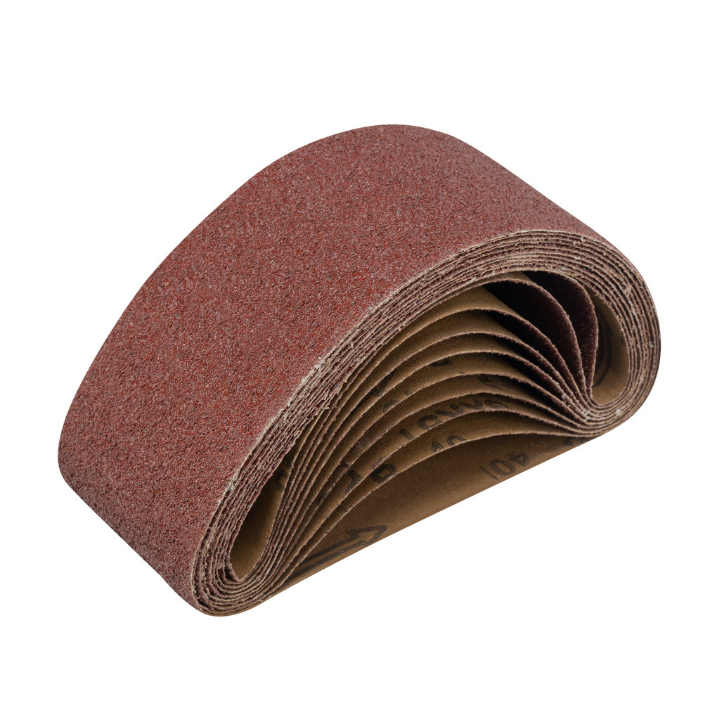 Лента абразивная бесконечная, P 40, 75 х 457 мм, 10 шт Matrix (74205)