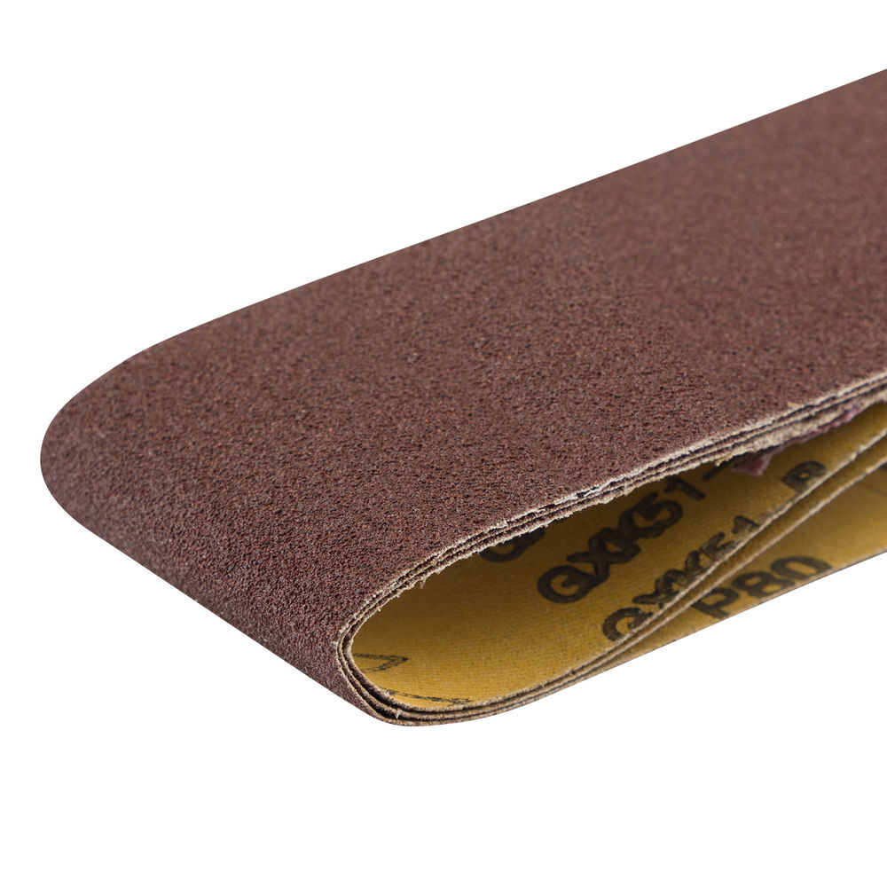 Лента абразивная бесконечная, P 80, 75 х 533 мм, 3 шт Matrix (74283)