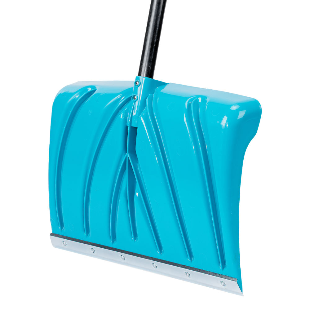 Лопата для уборки снега пластиковая Luxe,460 х 335 х 1300 мм, металлопластиковый черенок, Palisad (615915)