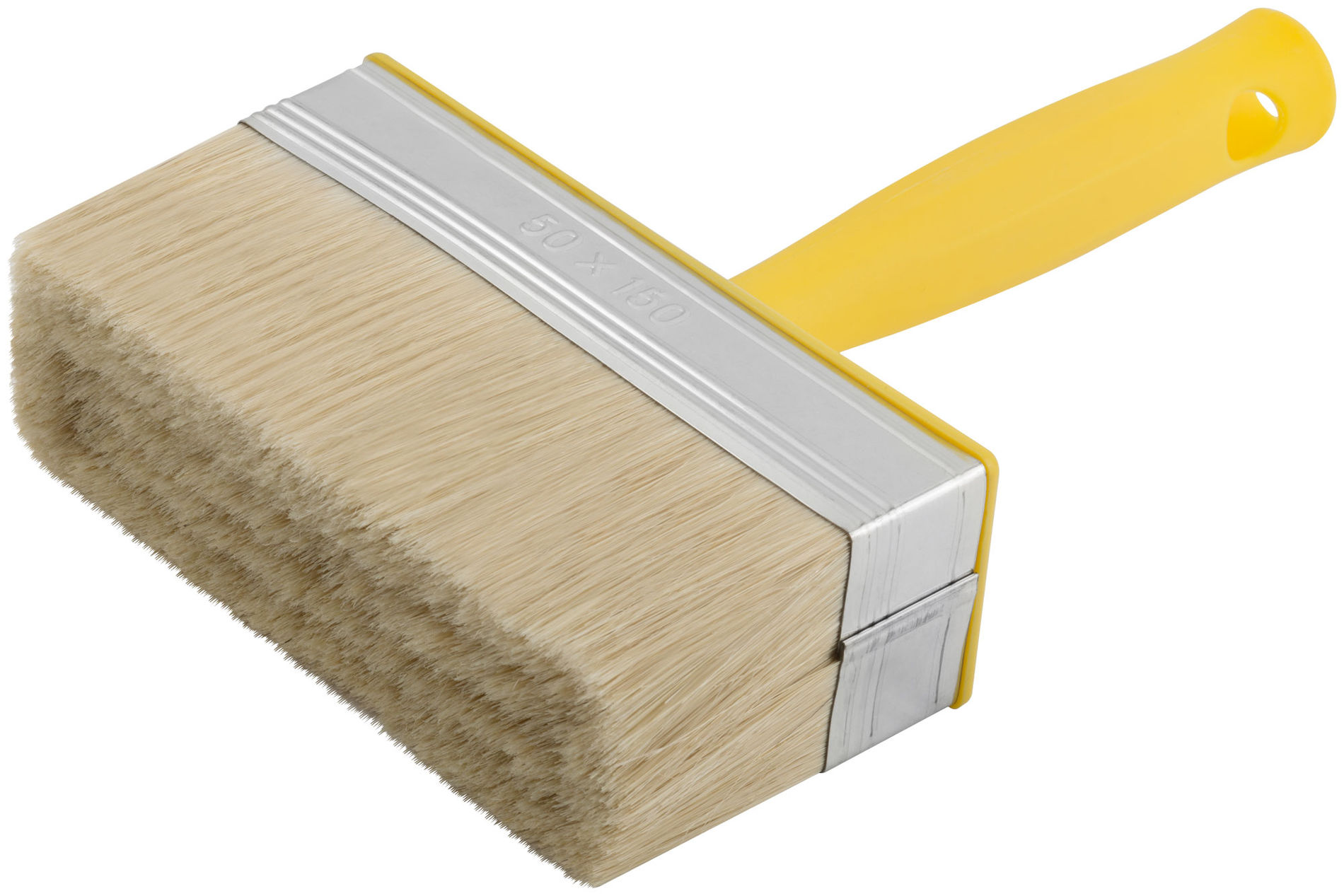 Макловица, натур.светлая щетина, пластиковый корпус, полая ручка, мини 50 х 150 мм (01645)