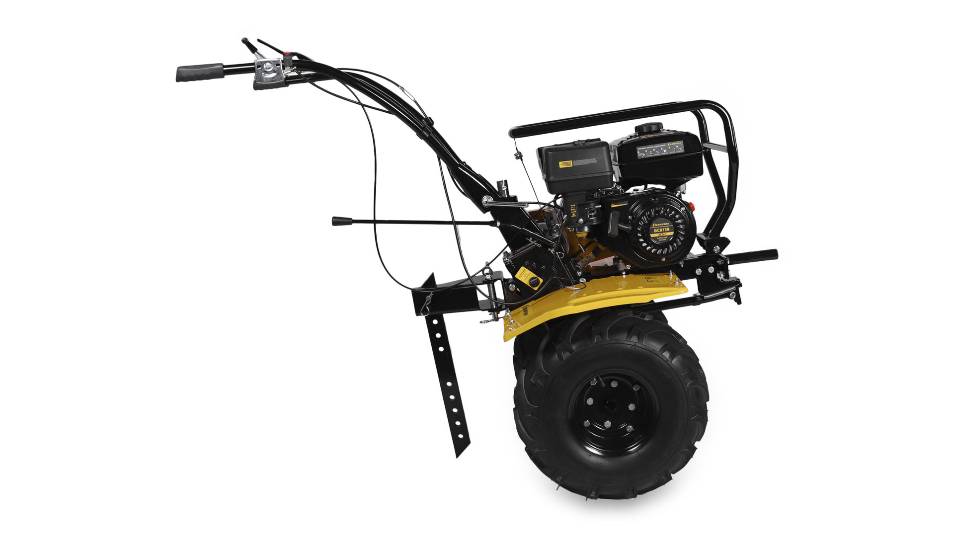 Мотоблок Champion BC8738 (7лс 3F/1R 81см 35см 6л 84кг, колеса 19х7.00-8 шкив) (BC8738)