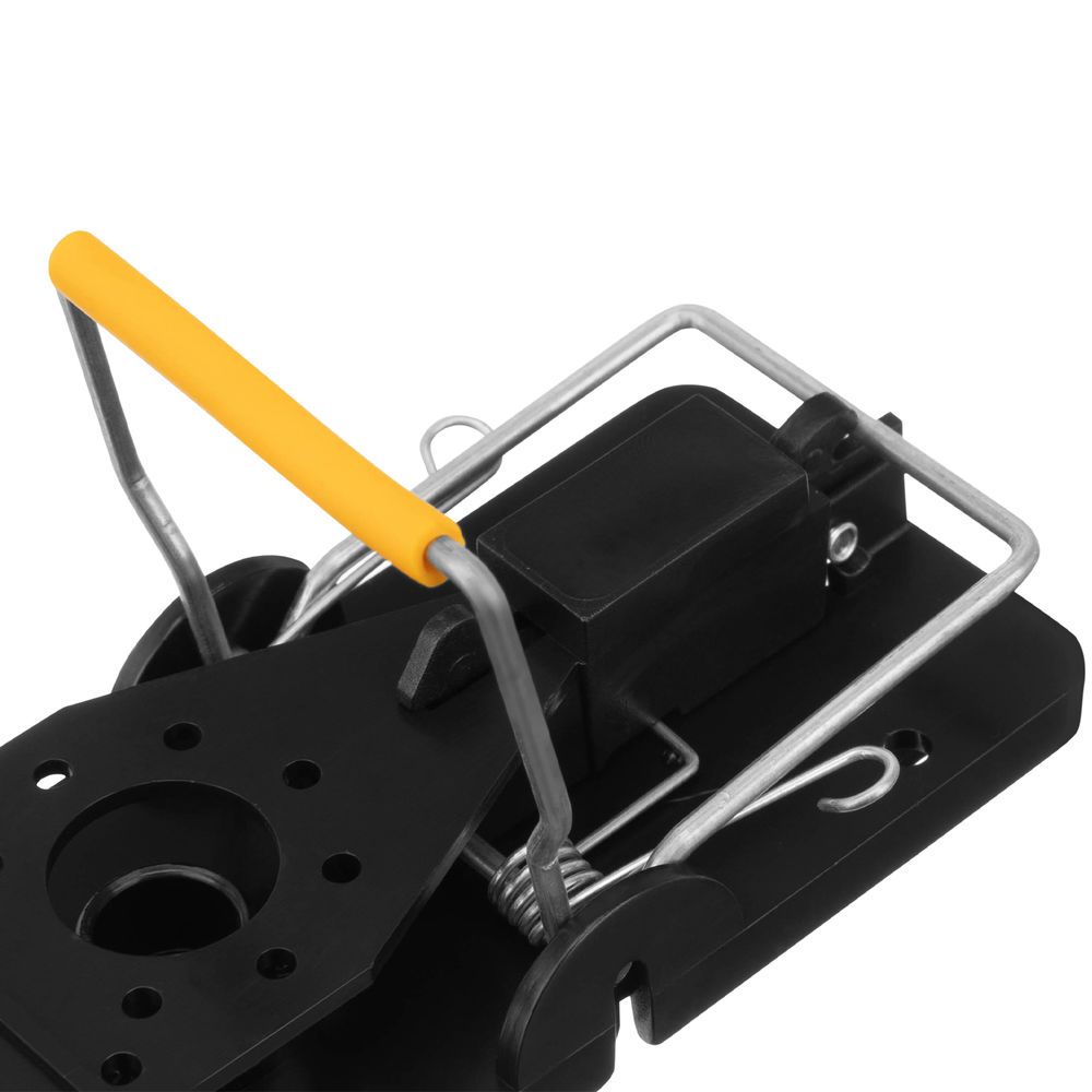 Мышеловка пластиковая открытая, металлический механизм, малая, 100 х 45 мм, 2 шт Сибртех (94125)