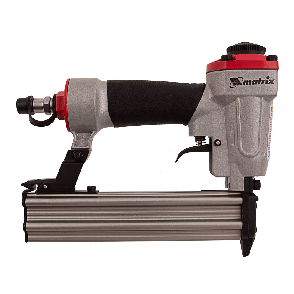 Нейлер финишный, шпилькозабивной пистолет, пневматический, гвоздь 23GA D 0.64 мм длина 10-30 мм Matrix (57425)