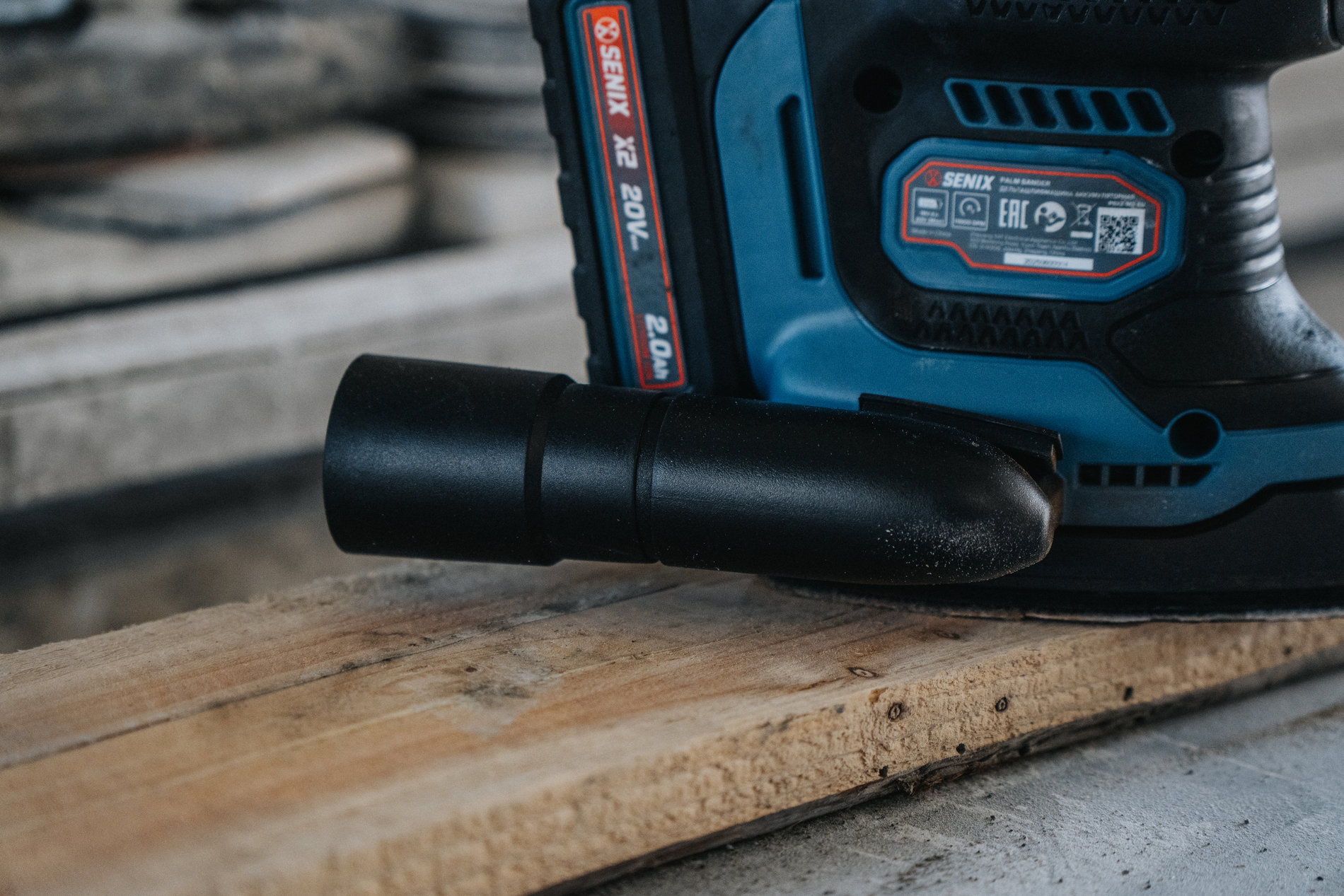 Дельта шлифмашина, с 1 АКБ, 1 ЗУ X2 20В