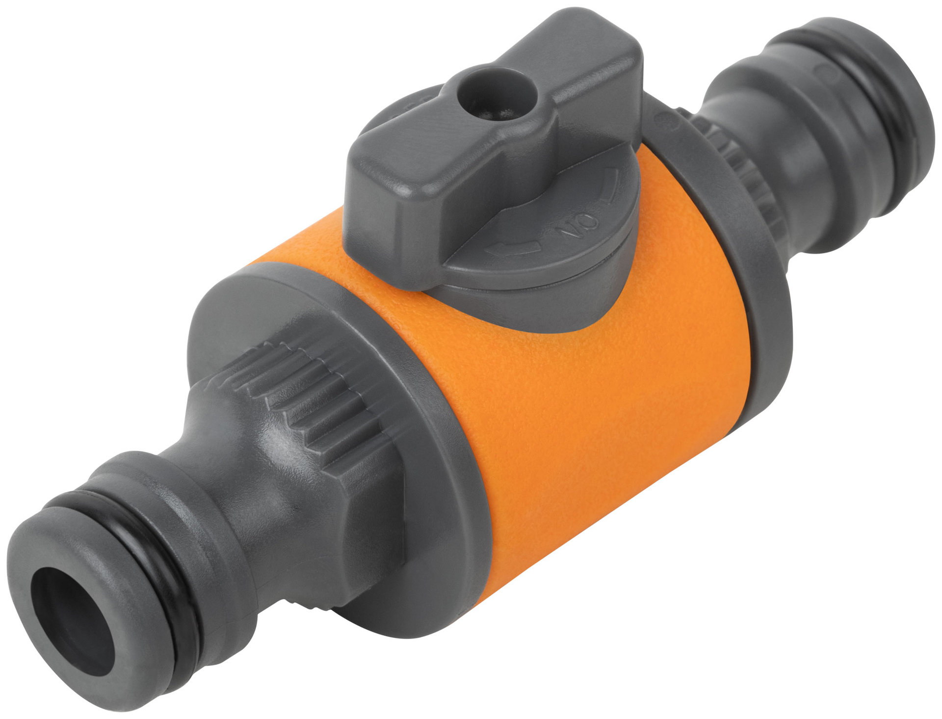 Переходник двухкомпонентный с запорным клапаном