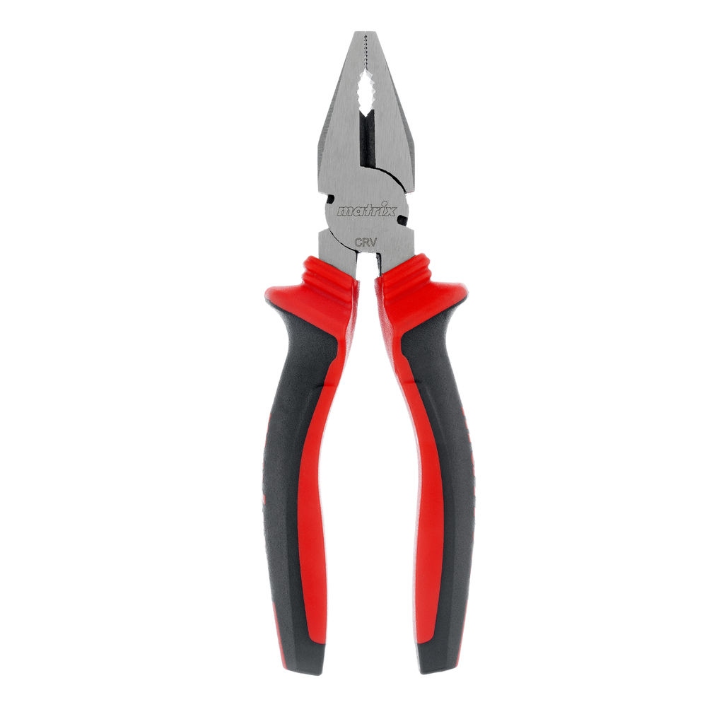 Плоскогубцы комбинированные, 160 мм, хром-ванадий, двухкомпонентные рукоятки Matrix (17090)