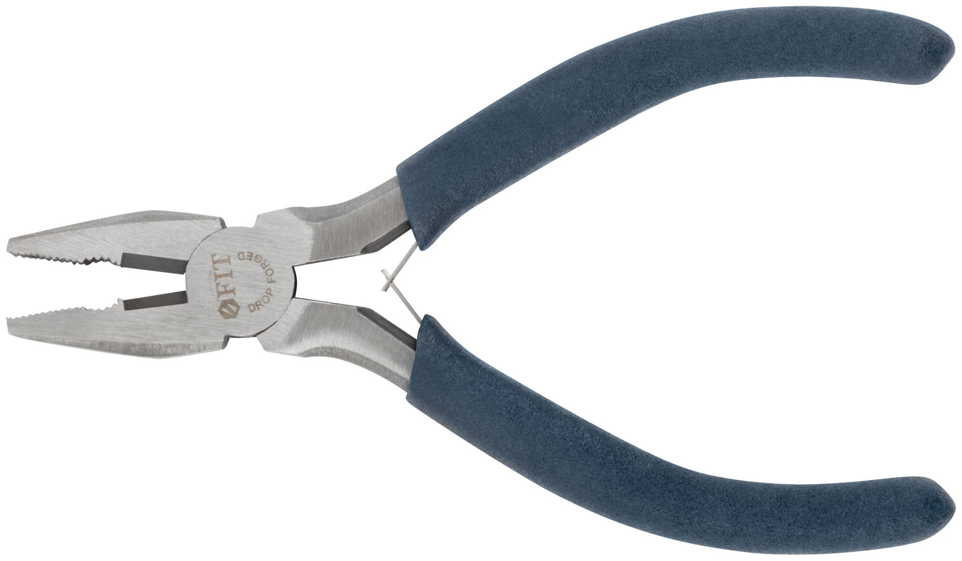 Плоскогубцы комбинированные мини, синие ручки 120 мм (51125)