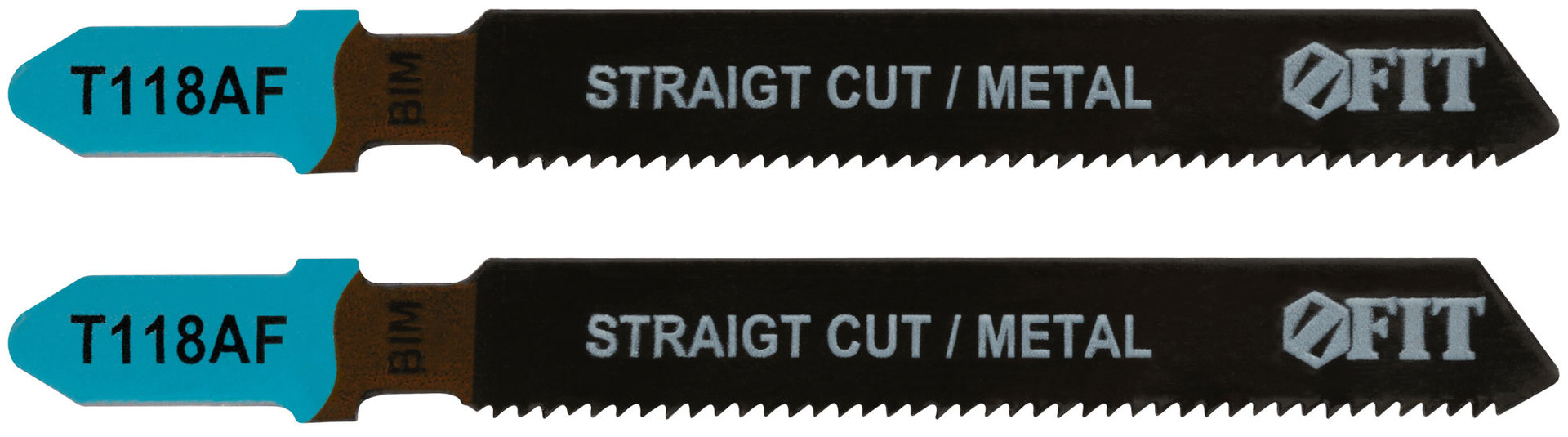 Полотна по металлу, Bimetal, фрезерованные, волнистые зубья, 76/51/1,2 мм (T118AF), 2 шт. (40971)