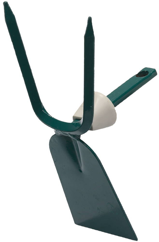 Садовая мотыжка Maxi 70 мм, прямое лезвие, 2 зубца, с быстрозажимным механизмом RACO 4230-53816