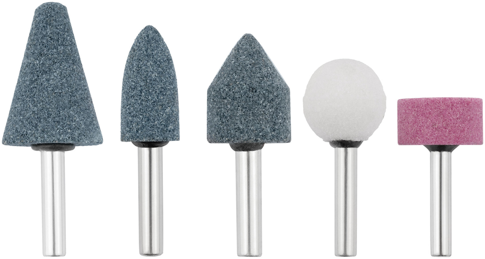 Шарошки абразивные по металлу, 5 шт. ( большие ) (36467)