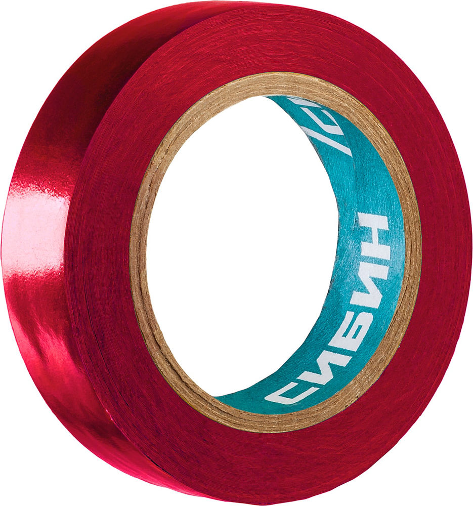 Изолента ПВХ 15 мм х 10 м, 5 000 В, красная СИБИН 1235-3