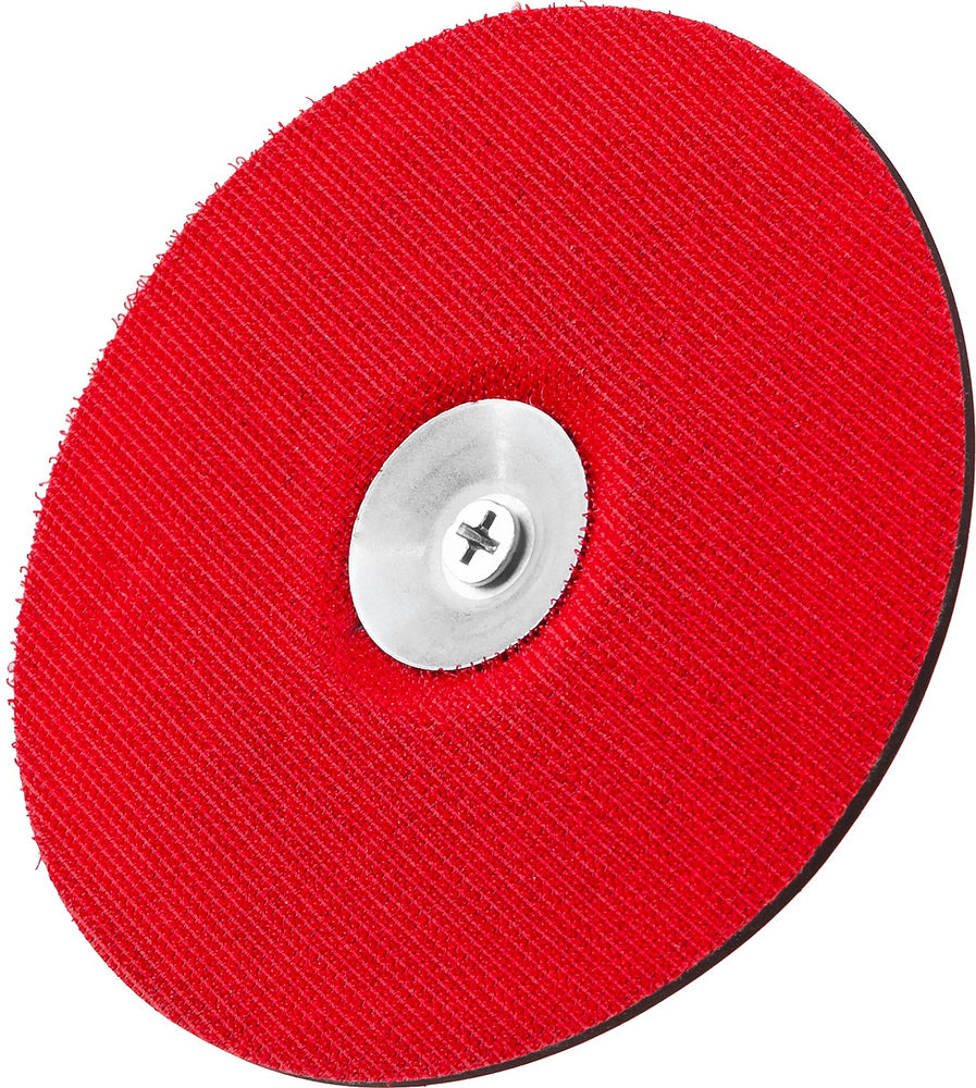 Тарелка опорная резиновая d 125 мм, на липучке для дрели STAYER 35740-125