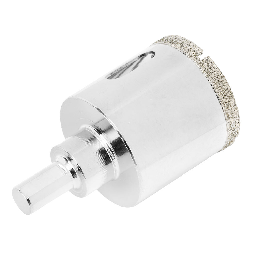 Сверло алмазное по керамограниту, 40 х 67 мм, трехгранный хвостовик Matrix (726403)